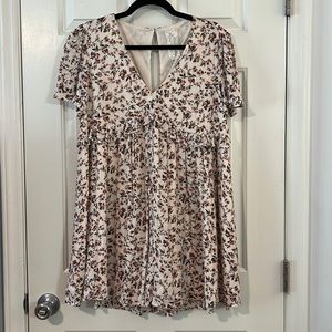 Happy Trails Romper Dress - M - Ivory - Sadie & Sage